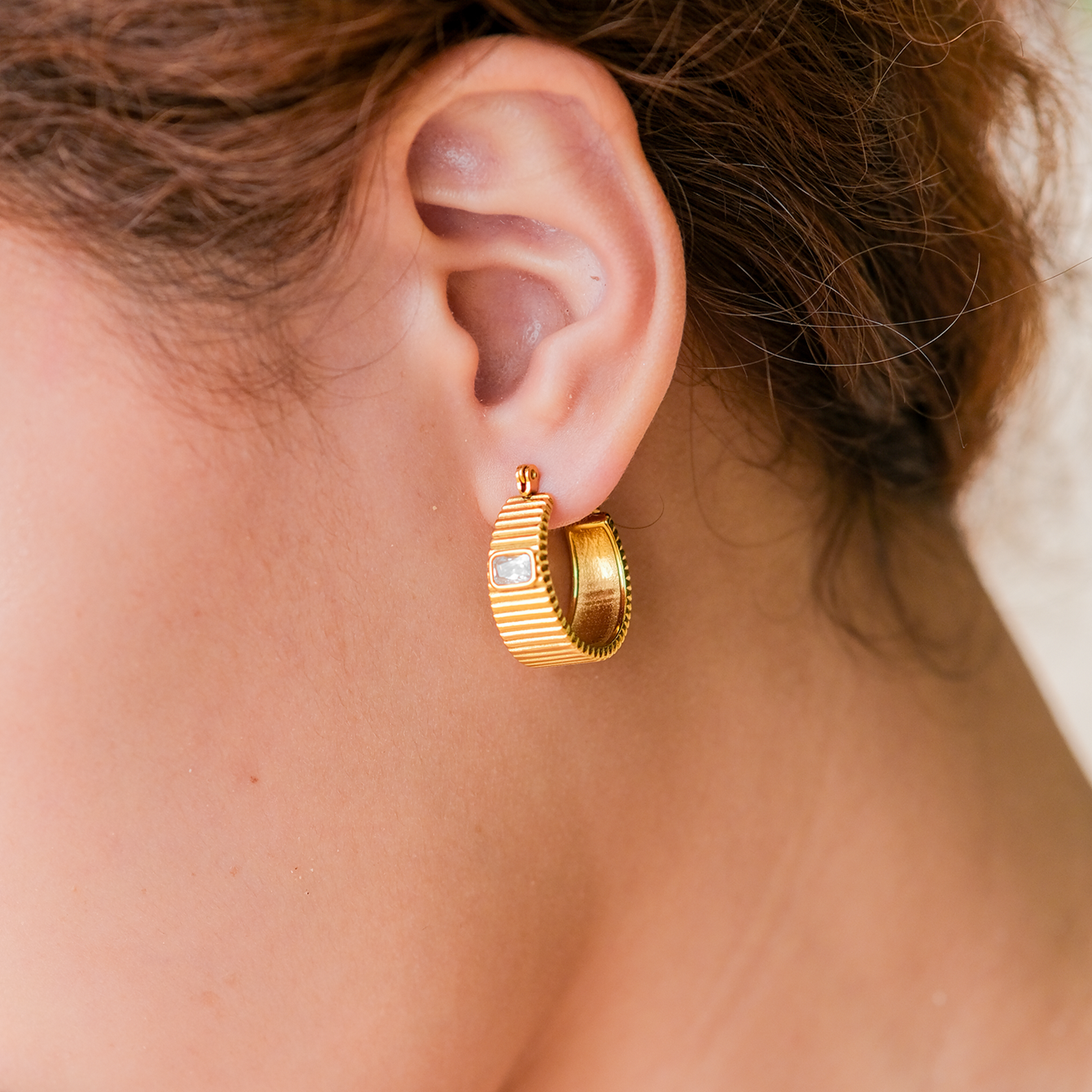 Carole Gold Hoop -korvakorut
