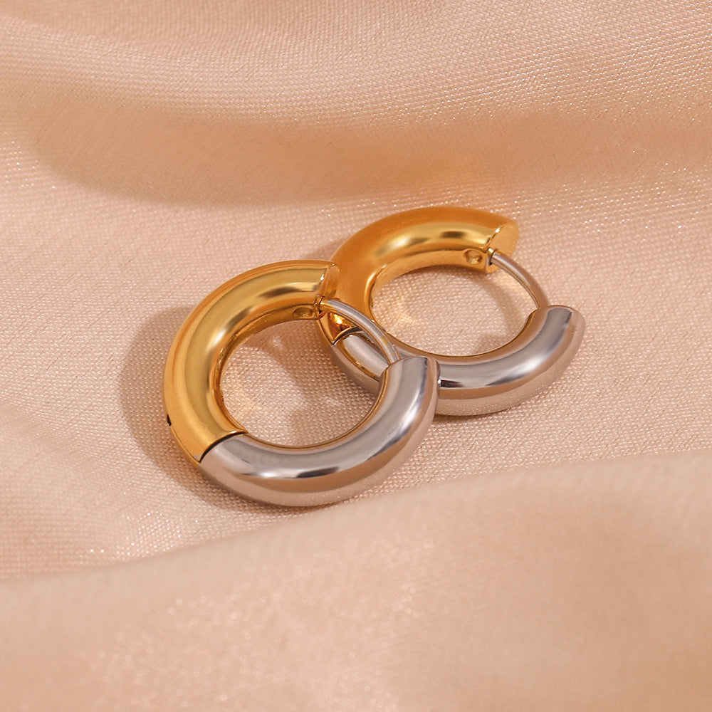 Ingrid Dual Tone Hoop -korvakoru