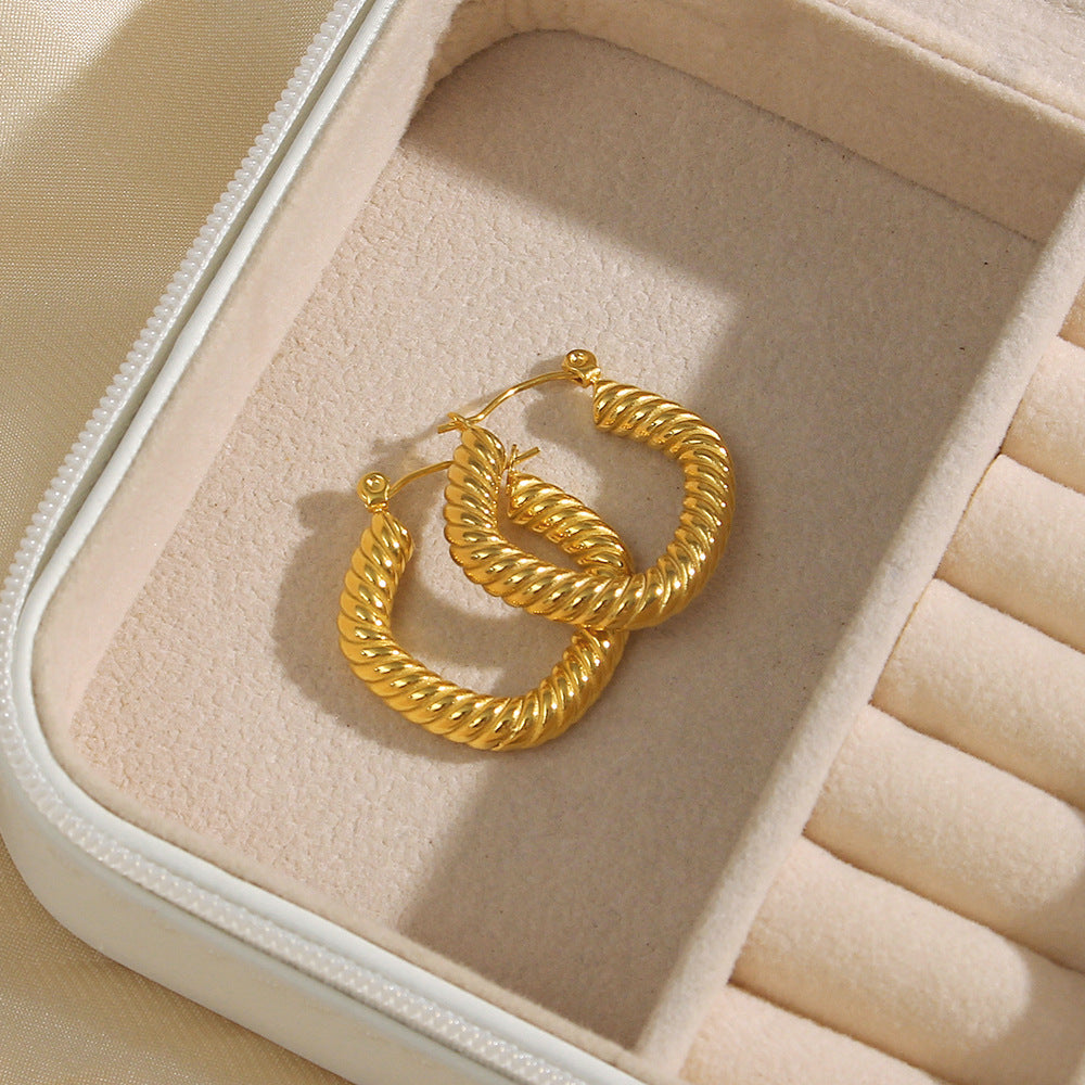 Emani Twist Square -korvakorut