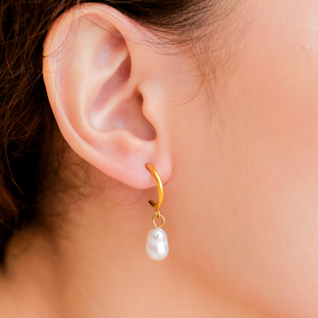 Asa Freshwater Pearl -korvakorut