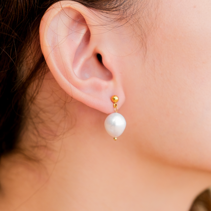Gloria Freshwater Pearl -korvakorut