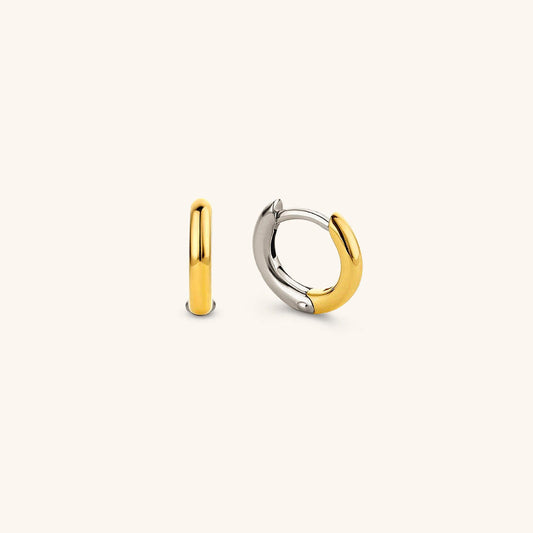 Ingrid Dual Tone Hoop -korvakoru