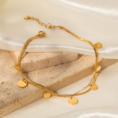 Cleora Gold Anklet