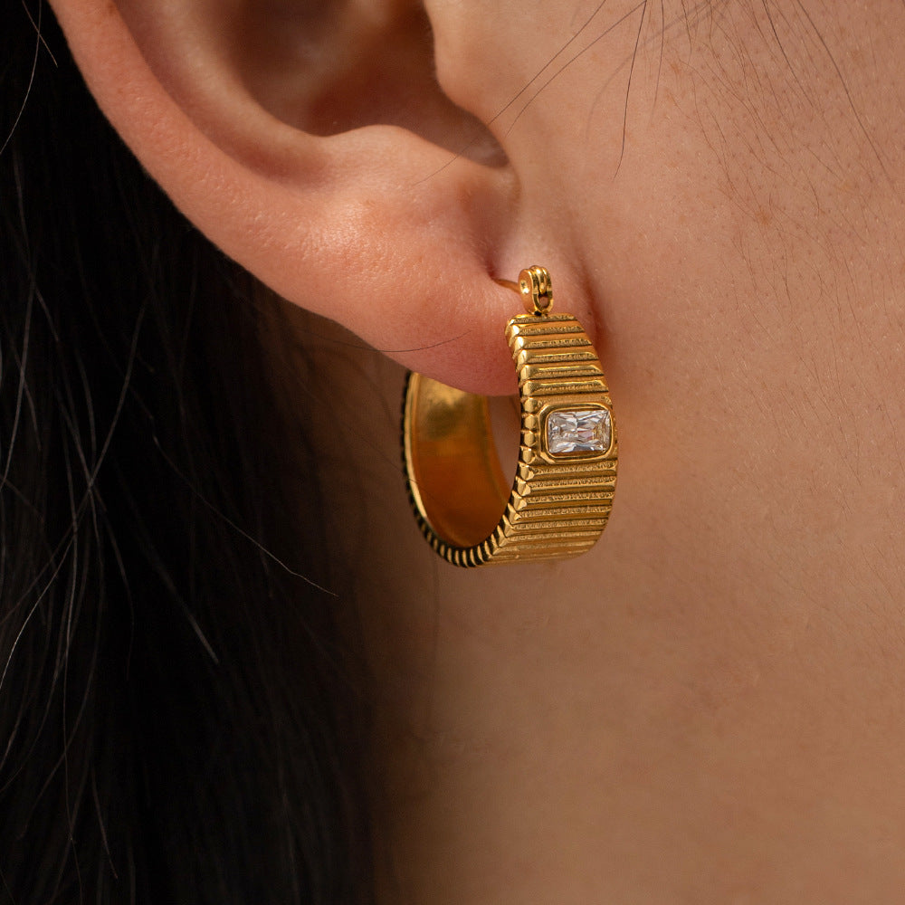 Carole Gold Hoop -korvakorut